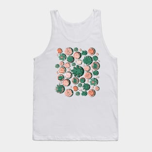 Succulent pots // green and coral Tank Top